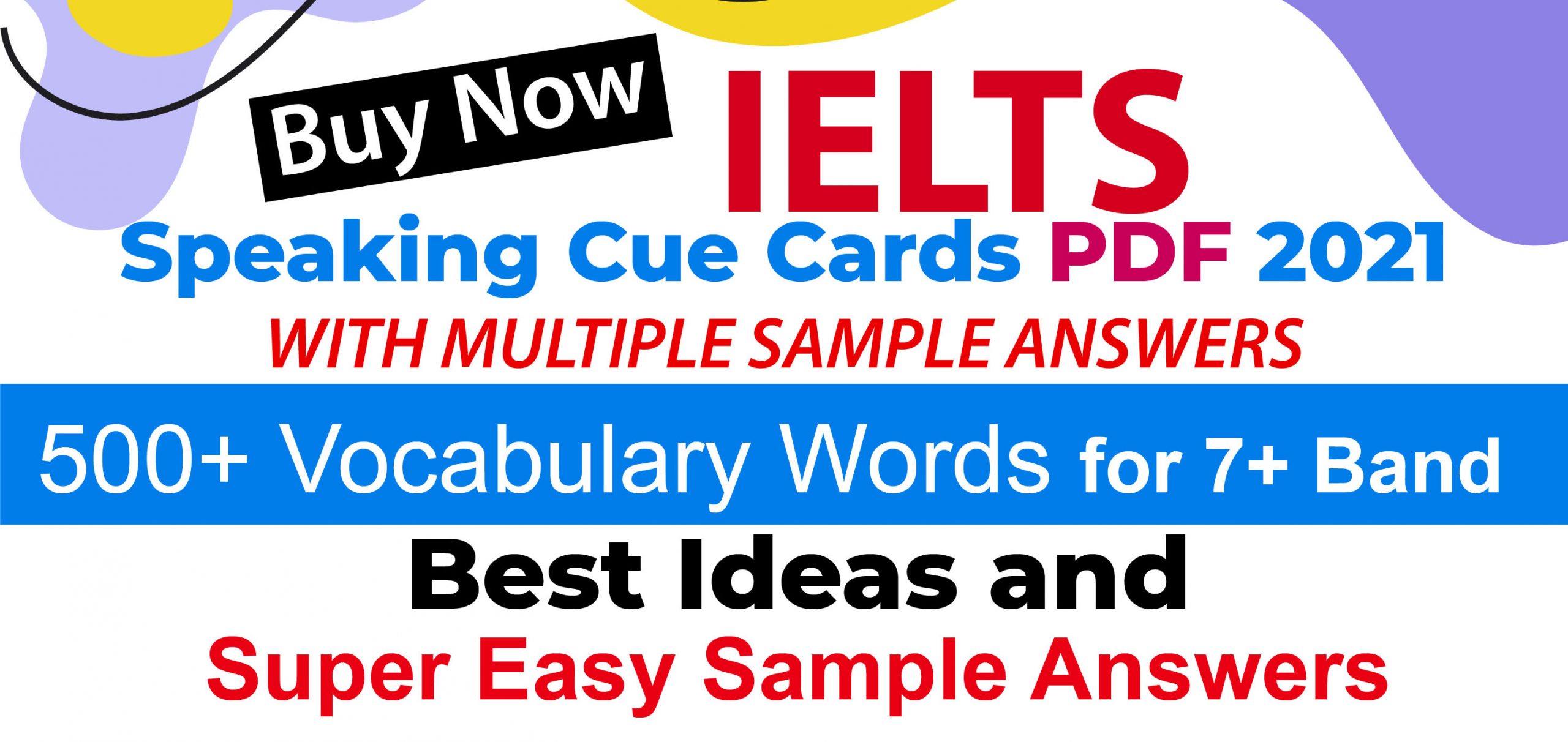 IELTS Speaking Cue Cards with sample answers 2021